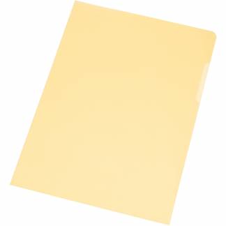 Plastcharteque Q-Connect A4 120 my 100 stk - Gul