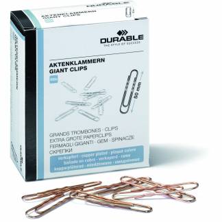 Durable 50 mm clips kobber 100 stk 