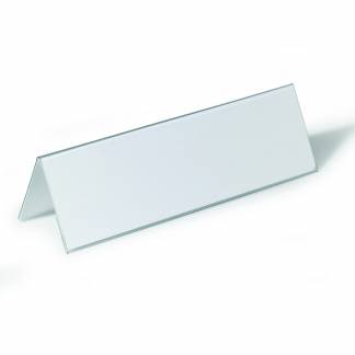 Durable 105x297mm bordskilteholder 25 stk. transparent 