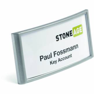 Durable 30x65mm navneskilt med magnet 10 stk. 