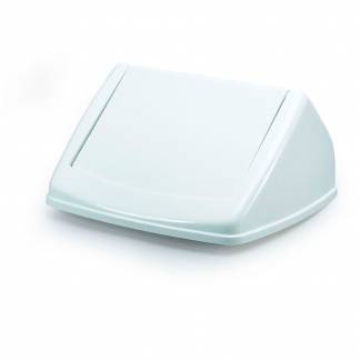 Durable Durabin 40L Flip vippel&aring;g hvid 