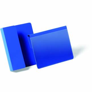 Durable hængende lagerlomme A6 tværformat blå 