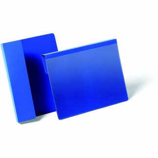 Durable lagerlomme hængende A5 tværformat blå 