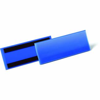 Durable lagerlomme m/magnet 81x223mm blå 