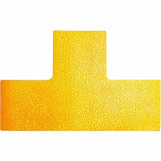Durable gulvmarkering T-form signalgul 10stk 