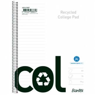 Bantex Col kollegieblok A5+ linjeret