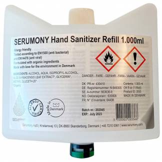 Serumony hånddesinfektion refills 5x1000ml 