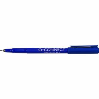 Q-connect fineliner 0,4mm blå 