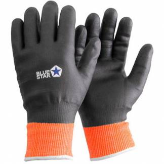 BlueStar Arctic kuldebeskyttende handsker STR. 10 sort/orange 