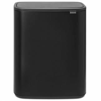 Brabantia BO vippelågsspand 60L Matt Black 