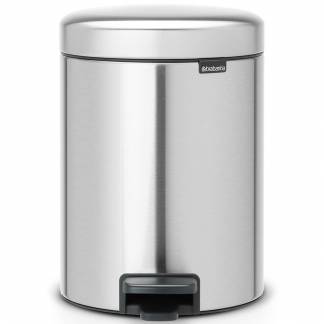 Brabantia NewIcon pedalspand Fingerprint Proof 5L Matt Steel 