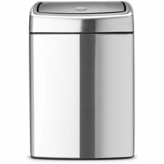 Brabantia Touch Bin vippelågsspand 10L Matt Steel 