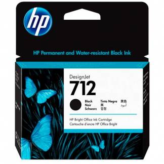 HP 712 blækpatron 80ml black 