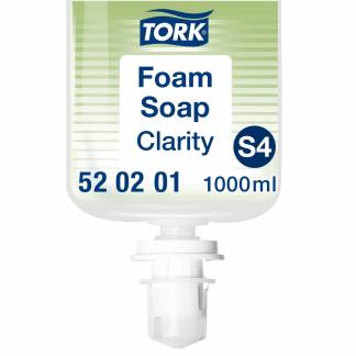 Tork 520201 Clarity skumsæbe S4 1L 1 KOLLI 6 FLASKER