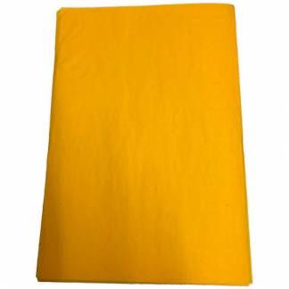 Silkepapir 75x50cm 17g m&oslash;rkegul 24ark