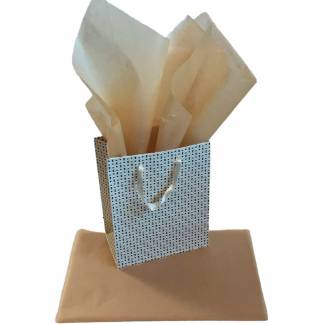Silkepapir 75x50cm 17g natur 24ark