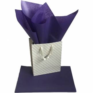 Silkepapir 75x50cm 17g Dark Violet 24ark