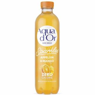 Aqua d'Or Sparkles appelsin & mango 0,5L 