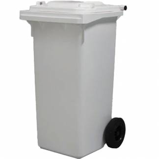 Skraldespand 120L 480x540x930mm hvid