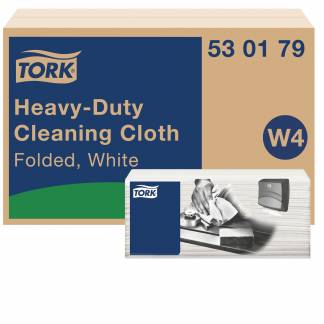 Tork 530179 Heavy-Duty aftørringsklud W4 hvid 