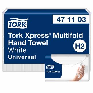 Papirhåndklæde Tork Xpress H2 Universal 2-lags 471103 3800stk/kar 