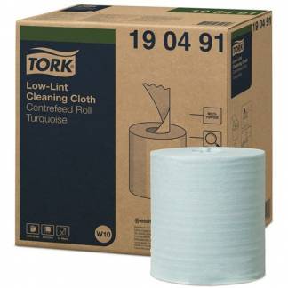 Aftørringsklud Tork Sensitiv W10 1-lags Turkis - 190492