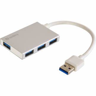 Sandberg 3.0 USB-hub sølv 