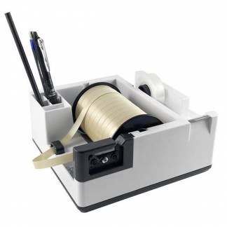 Tape- og bånddispenser hvid 