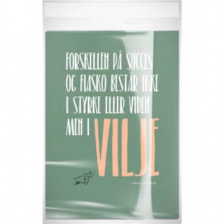 Cellofanpose med limluk A3 klar 100stk