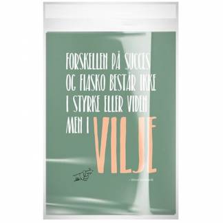 Cellofanpose med limluk A6 klar 100stk