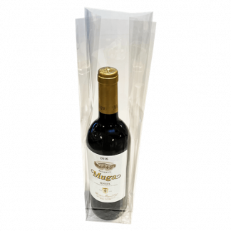 Cellofanpose klodsbund 9x8x37cm klar 100stk