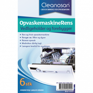 Cleanosan opvaskemaskine tabs 6 stk. 