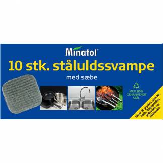 Ståluldssvamp 10stk 