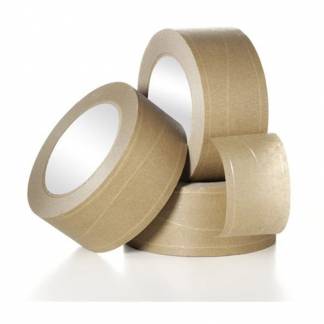 Papirtape70mmx150m brun 