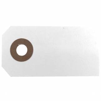 Manillam&aelig;rker 30x60mm hvid 1000stk