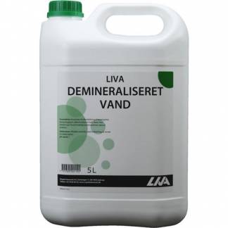 Liva demineraliseret vand 5L 