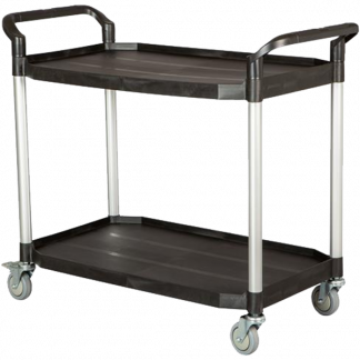 Tina Trolleys L bordvogn fiberplast sort 