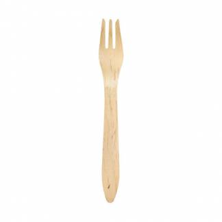 Dinner Lux gaffel voksbehandlet træ 190mm 100 stk 