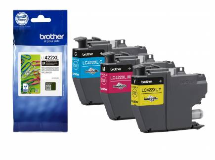Brother LC422XL blækpatron Valuepack 