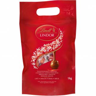 Lindt Lindor mælkechokoladekugler 1000 g 