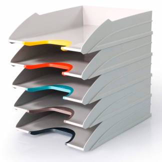 Durable Varicolor Mix brevbakkes&aelig;t A4 gr&aring;