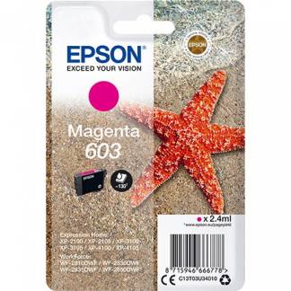 Epson 603 bl&aelig;kpatron 2,4ml magenta