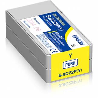 Epson SJIC22P(Y) bl&aelig;kpatron gul