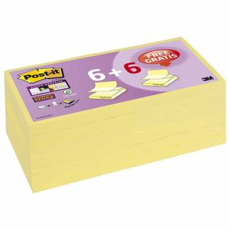 Post-it R330 Super Sticky z-notes 76x76mm gul 2 blokke 