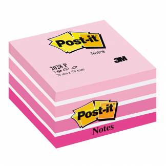 Post-it 2028P kubusnotes 76x76mm pink 