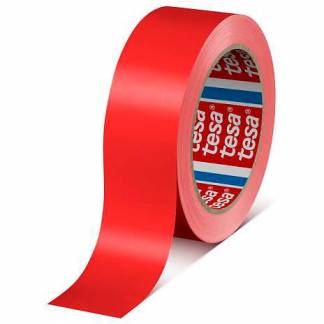 Tesa 60404 pakketape 9mmx66m rød 