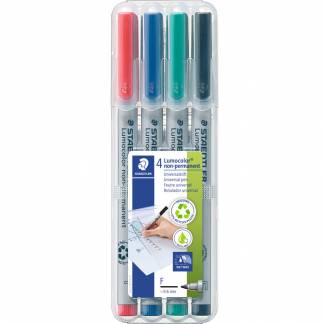 Staedtler Lumocolor 316F non-permanent marker 0,6mm 4 farver