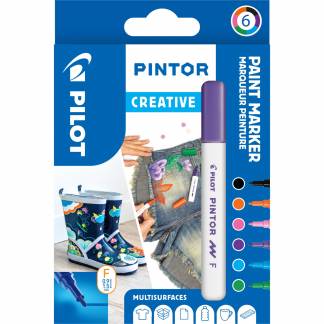 Pilot Pintor tusser tu6 farver 
