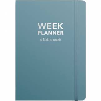 Mayland A5 Week Planner blå 