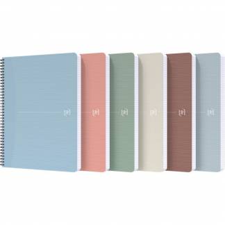 Oxford My Rec'Up notesbog A4 linjeret assorteret